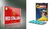 Erection Aids Pack 6 -  Red Stallion + G Max - save 12%