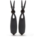  Fifty Shades of Grey - Vibrating Nipple Clamps Black 
