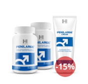 Penilarge 2 bottles + Cream - save 15%