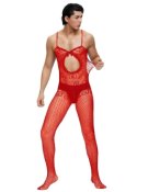 Crocheted Fishnet Bodystockings For Men - One Size