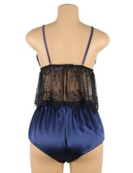 Splicing Satin Set