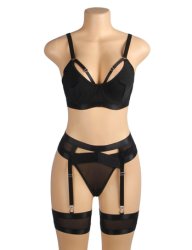 Garter Belt Bra Set