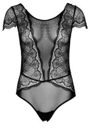 Floral Lace and Mesh Teddy