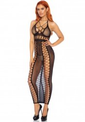 Backless Halter Dress
