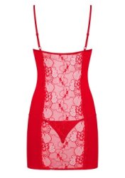 Heartina Chemise & Thong Red