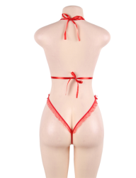 Floral Teddy With Wrist Restraints