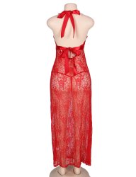 Backless Halter Dress