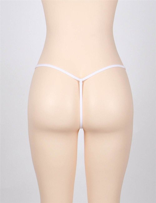 White Sheer Lace Panty