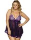  Melody Purple Babydoll Set 