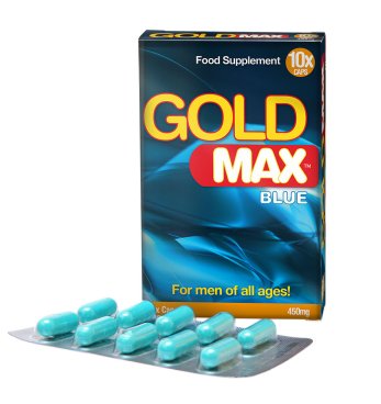  Gold Max™ Blue for Man - 10 caps save 24% 