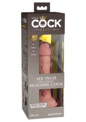 6 Inch 2Density Silicone Cock