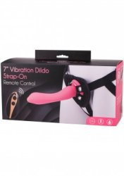 Dildo Strap-On Vibrating 7inch