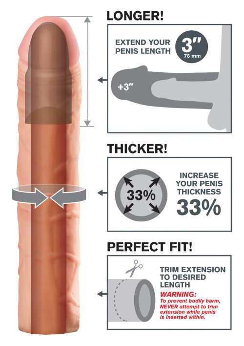 FX Perfect 3" Extension Flesh