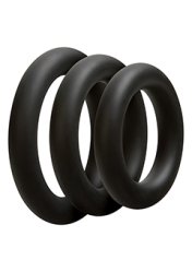 Optimale 3 C-Ring Set Thick Black