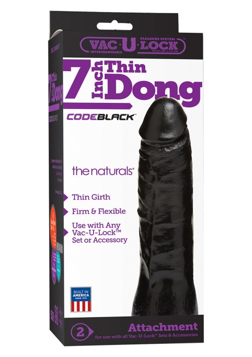 Vac U Lock Thin Dong 7 Inch Black