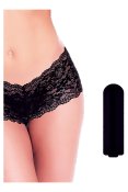 A&E Cheeky Panty With Bullet Black