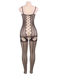 Open Crotch and Hips Bodystockings - M