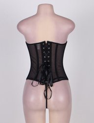 Transparent Hollow Net Corsets