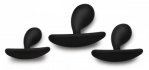  Dark Droplets Curved Anal Trainer - Set Of 3 
