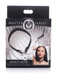 Lock-It Heart Choker With Lockable Heart