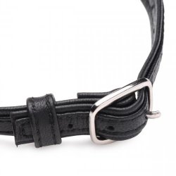 Heart Lock Collar With Keys - Black