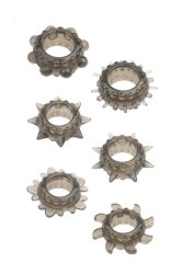 Menzstuff 6Pc Stretcheable Ring Set