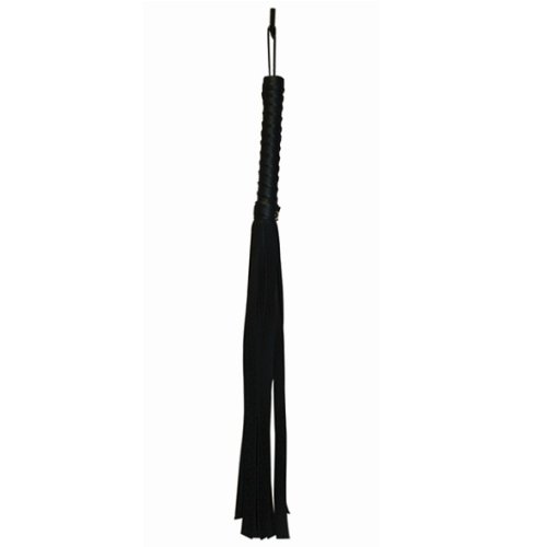 S&M - Black Faux Leather Flogger