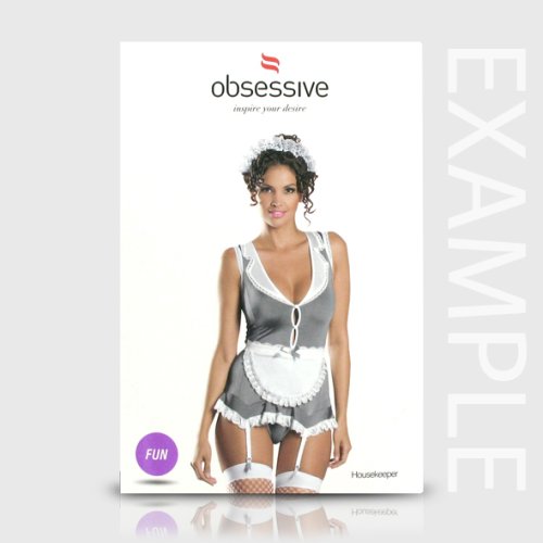Obsessive - Stewardess Costume Grey