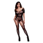 Baci - Crotchless Suspender Bodystocking