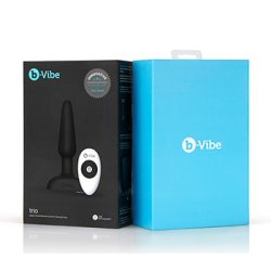 B-Vibe - Trio Remote Control Plug Black