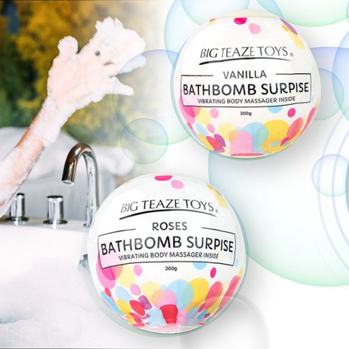 Bath Bomb with Vibrating Body Massager