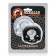  Oxballs - Ultraballs Cockring 2-pack Black & Clear 