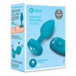 B-Vibe - Vibrating Jewel Plug S/M