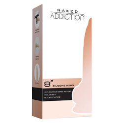 Naked Addiction - Dual Density Dong 20 cm Vanilla