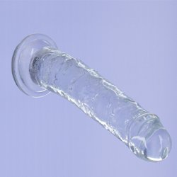 Addiction - Crystal Addiction 20 cm Vertical Clear TPE