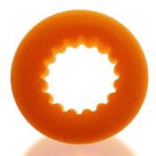 Oxballs - Axis Rib Griphold Cockring Orange Ice