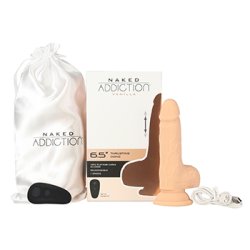 Naked Addiction - Thrusting Dong with Remote 16,5 cm Vanilla