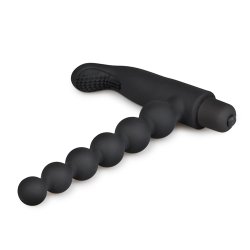 Beaded Buddy Vibrator - Black