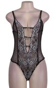 Sexy Fishnet-Body Teddy - M