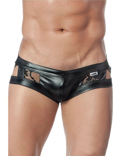 Leather See-Through Men's Lingerie