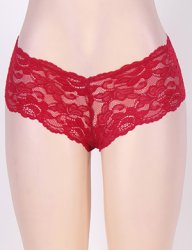 Maroon Lace Panty