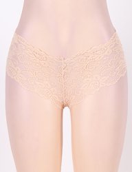 Beige Lace Panty