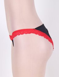 P5106-1  Red Heart Shape Panty