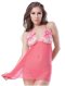  Open Cup Satin Bows Babydoll 