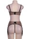  Fibi Set With Open Cup Brassiere 