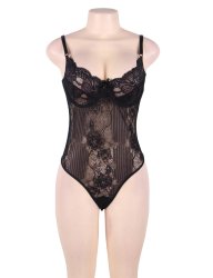 Sheer Lace Teddy