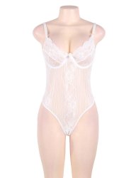 Sheer Lace Teddy