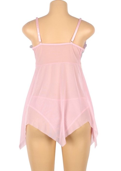 Flower Decoration Loose Babydoll