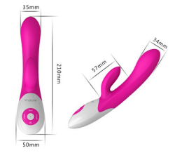Nalone Rhythm - Vibrator with Dual Action Motors and Voice Contr