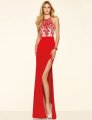  Trendy Red Embroidery Gorgeous Dress 